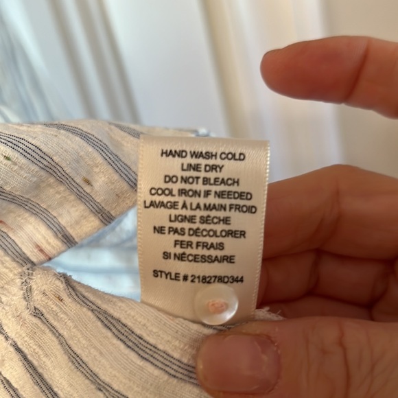 Rebecca Taylor Multi color stripes Dress size 2 - Picture 9 of 12